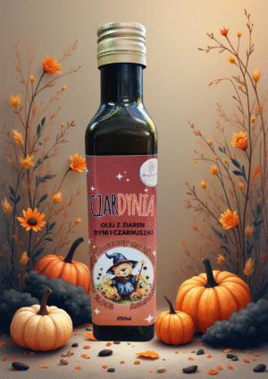 CzarDynia – olej z nasion dyni i czarnuszki NOWOŚĆ! - Poparty badaniami bez metali ciężkich i pleśni